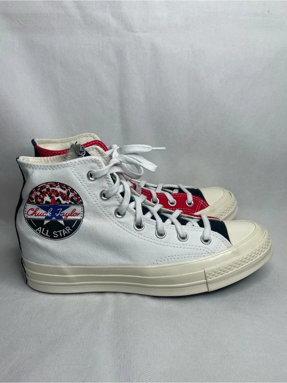 Converse Chuck Taylor All Star 70 Hi “Logo Play” Mens Size US 6 White Rush Blue